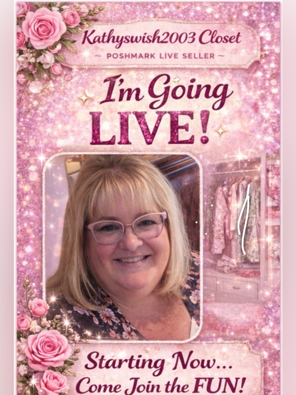 Like ❤️ @Kathyswish2003 for My Live Shows!!
Like to Get notified when I go Live!